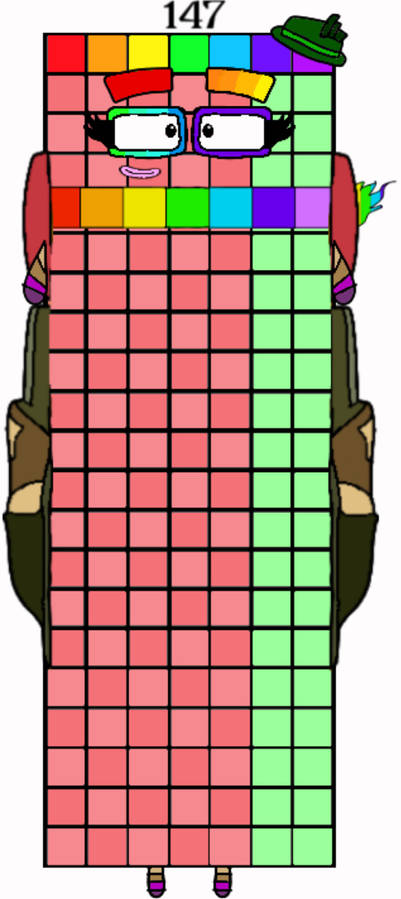 Num Block 125 Numberblocks 125-148 by Jaydenpbrossard on DeviantArt