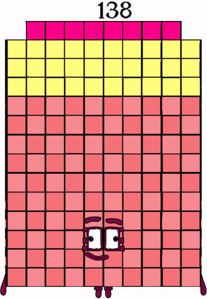 Num Block 125 Numberblocks 125-148 by Jaydenpbrossard on DeviantArt