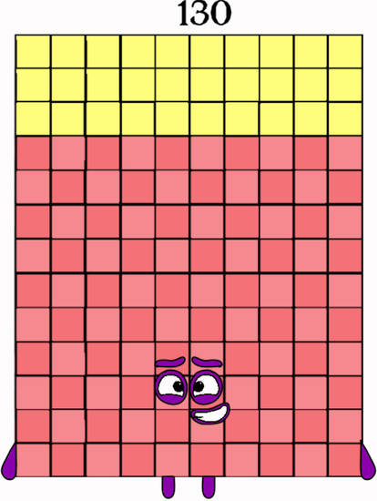 Num Block 125 Numberblocks 125-148 by Jaydenpbrossard on DeviantArt