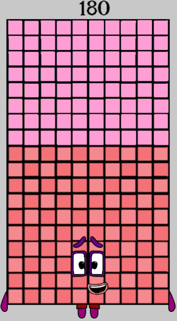 Numberblocks 80 Numberblocks 180 by Jaydenpbrossard on DeviantArt