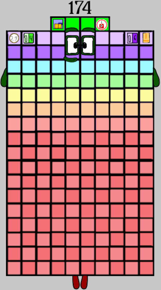 Numberblocks 174 by Jaydenpbrossard on DeviantArt