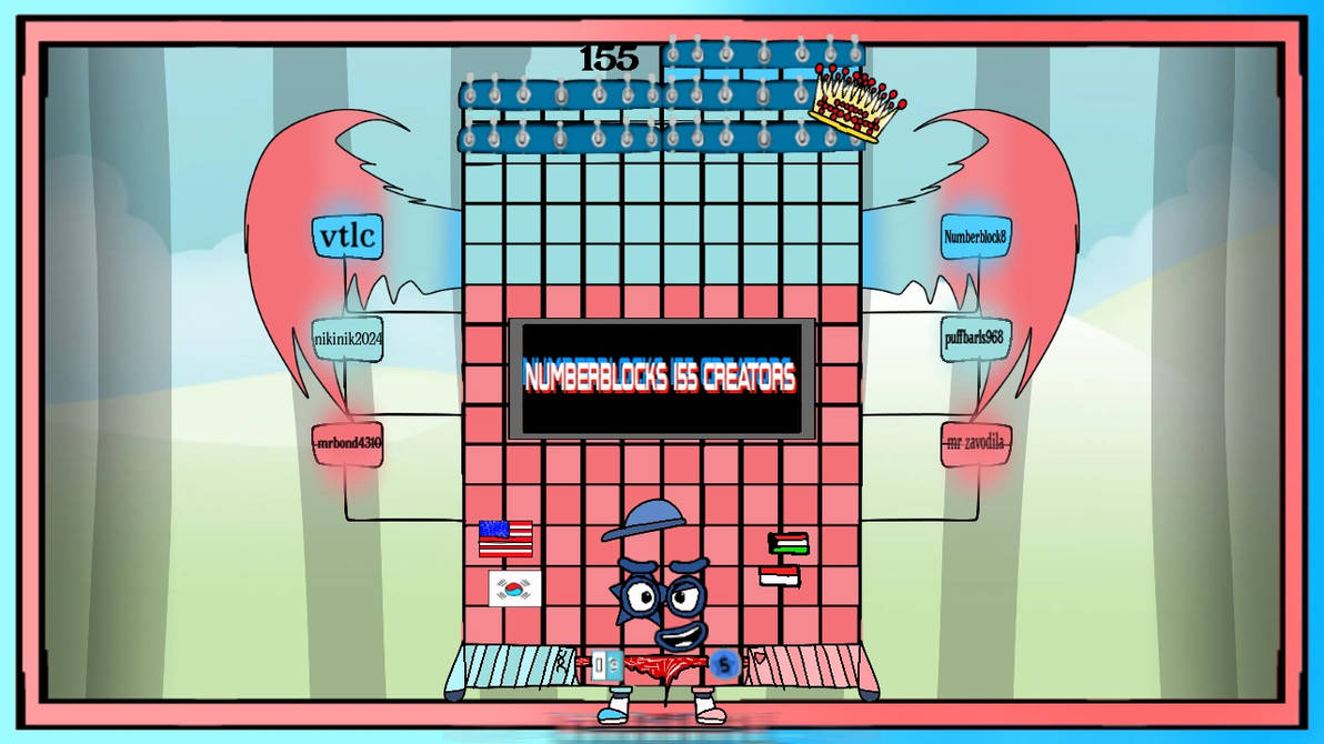 I updated numberblocks 155 creators by Jaydenpbrossard on DeviantArt