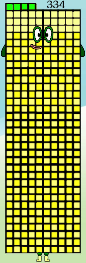330 Blocks Numberblocks 334 by Jaydenpbrossard on DeviantArt