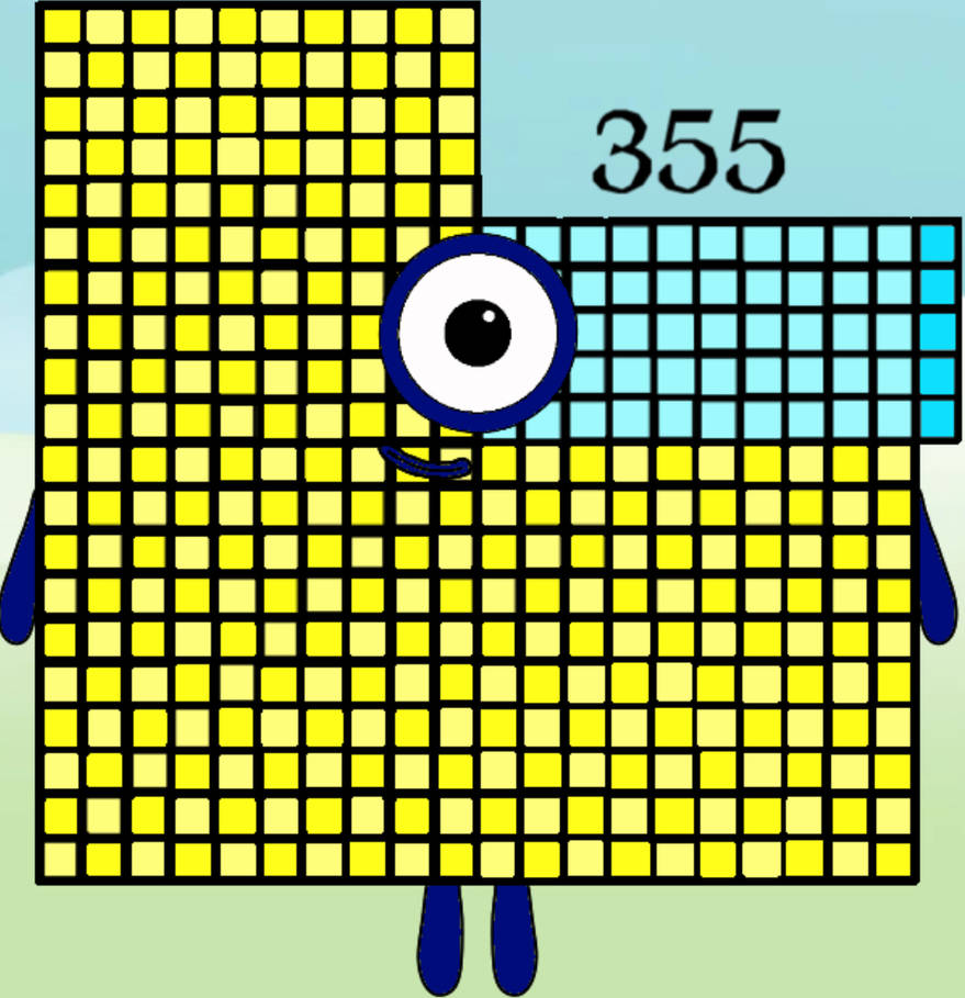 355 Block Numberblocks 355 by Jaydenpbrossard on DeviantArt