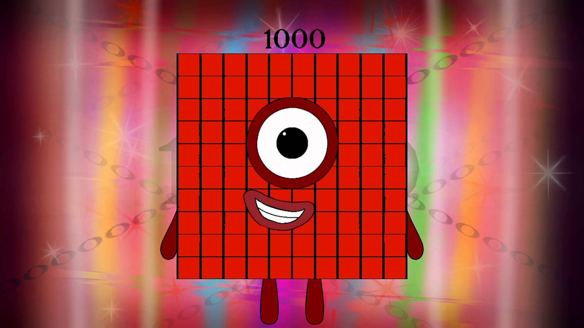 Numberblocks 1000 By Jaydenpbrossard On DeviantArt numberblocks-1000-by-jaydenpbrossard-on-deviantart