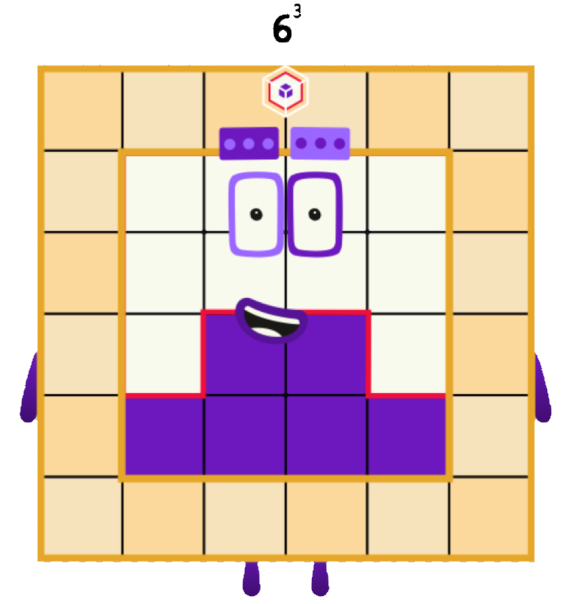 6x6 Blocks Math numberblocks cubes: 6 x 6 x 6 = 216 by Jaydenpbrossard on DeviantArt