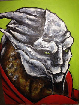 Turian painting WiP 2