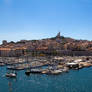 Vieux Port de Marseille et Notre Dame de la Garde