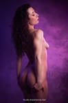 Emel Maria Naja Model - Erotic Nude Shooting Smoke by StudioExperience