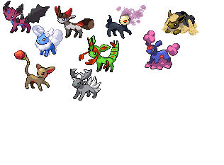 Eeveelutions sprites