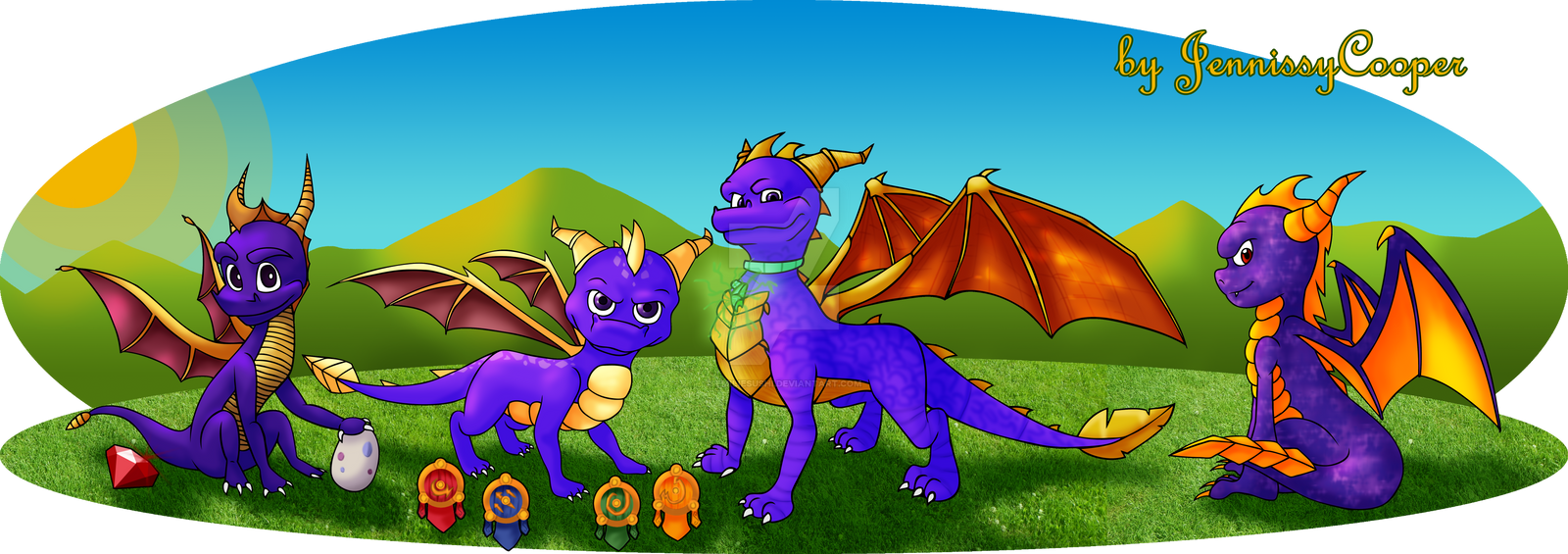 The Evolution of Spyro the Dragon by EmilieSushi on DeviantArt