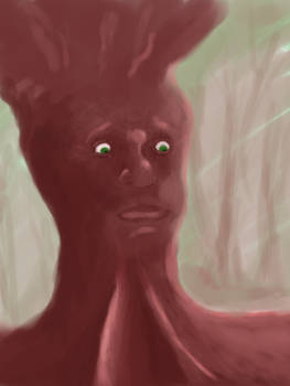 Bald tree Paint test