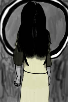 Sadako with backround