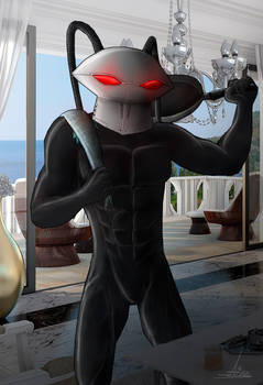 Black Manta the cook