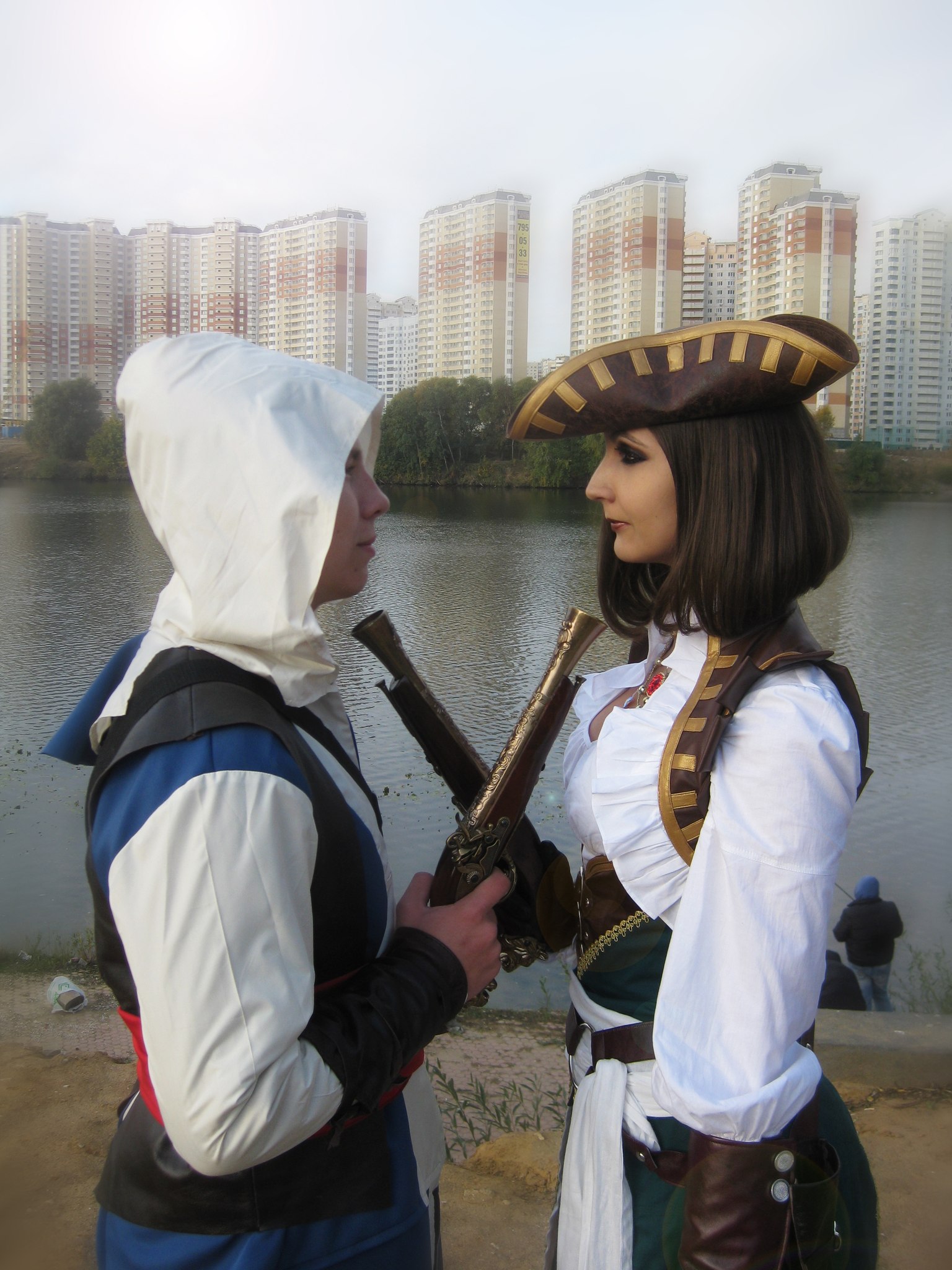 Lady Black and Edward Kenway