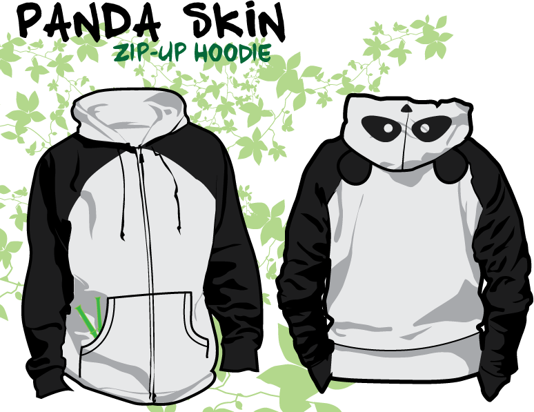 Panda Skin Hoodie