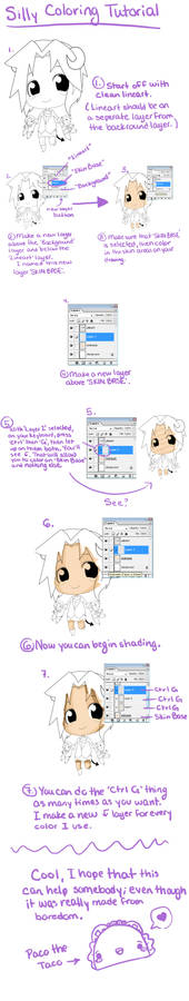 Silly Coloring Tutorial