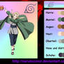 Hokage Tsunade color Chart