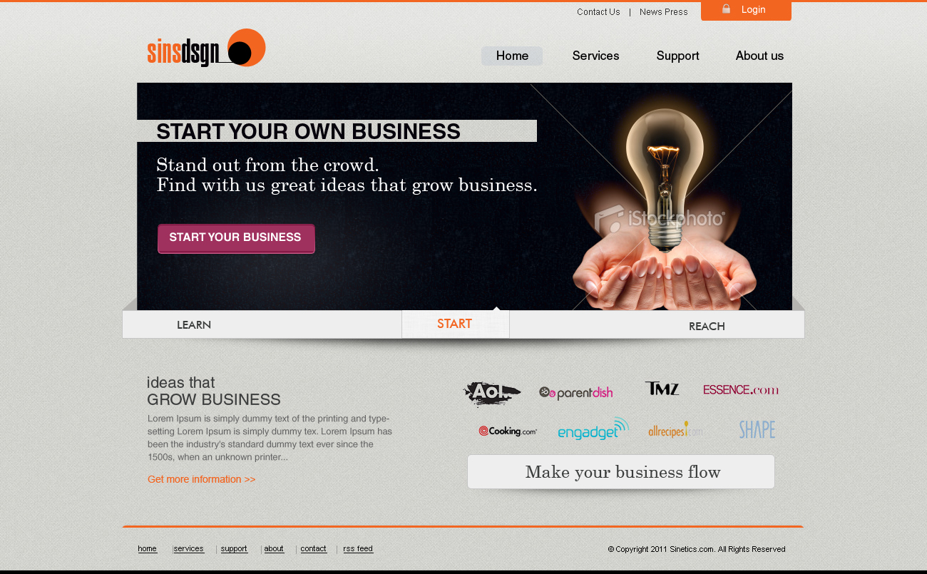 business template