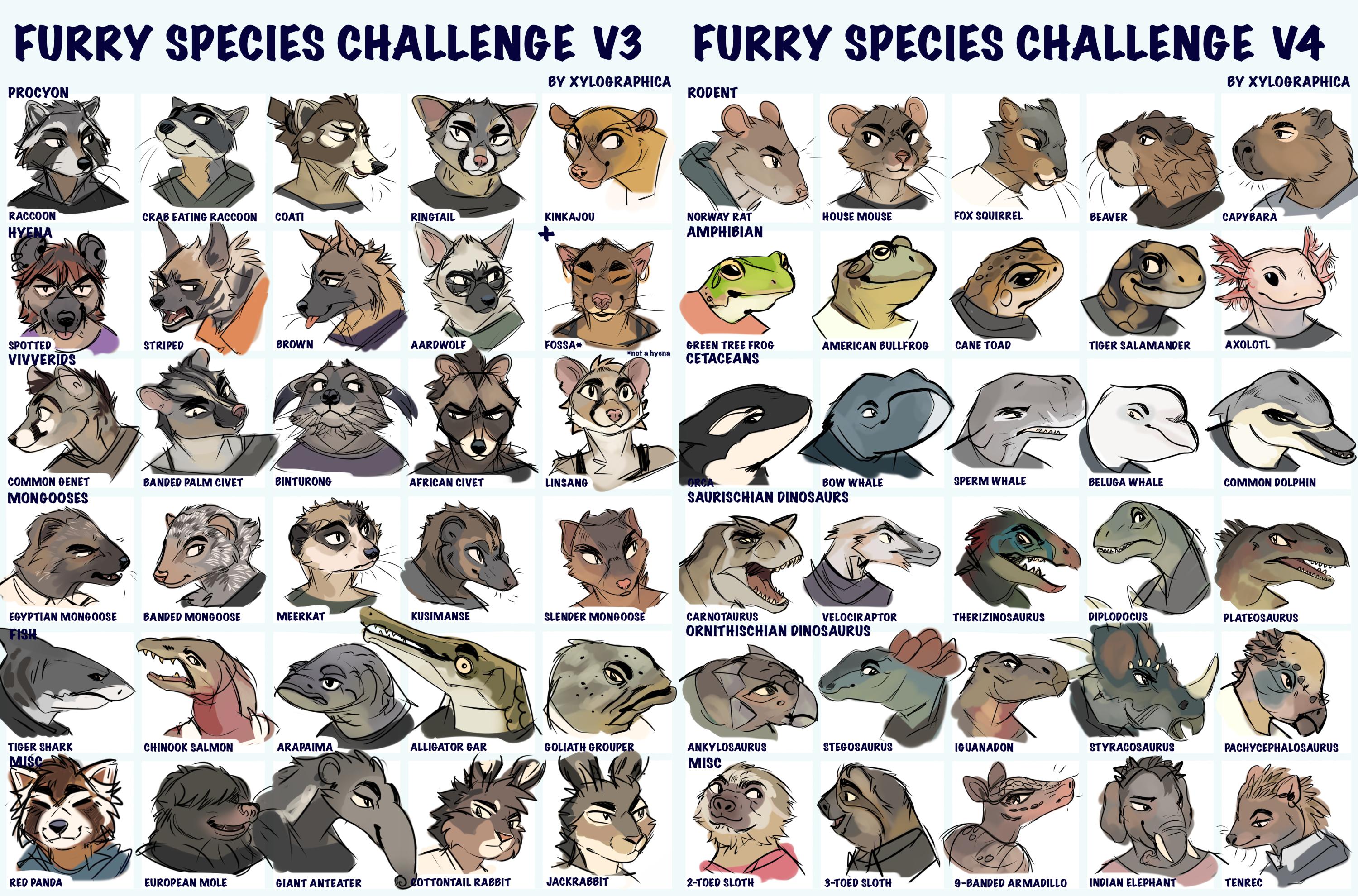 Furry Species Challenge 2 By Leskweg On DeviantArt furry-species-challenge-2-by-leskweg-on-deviantart
