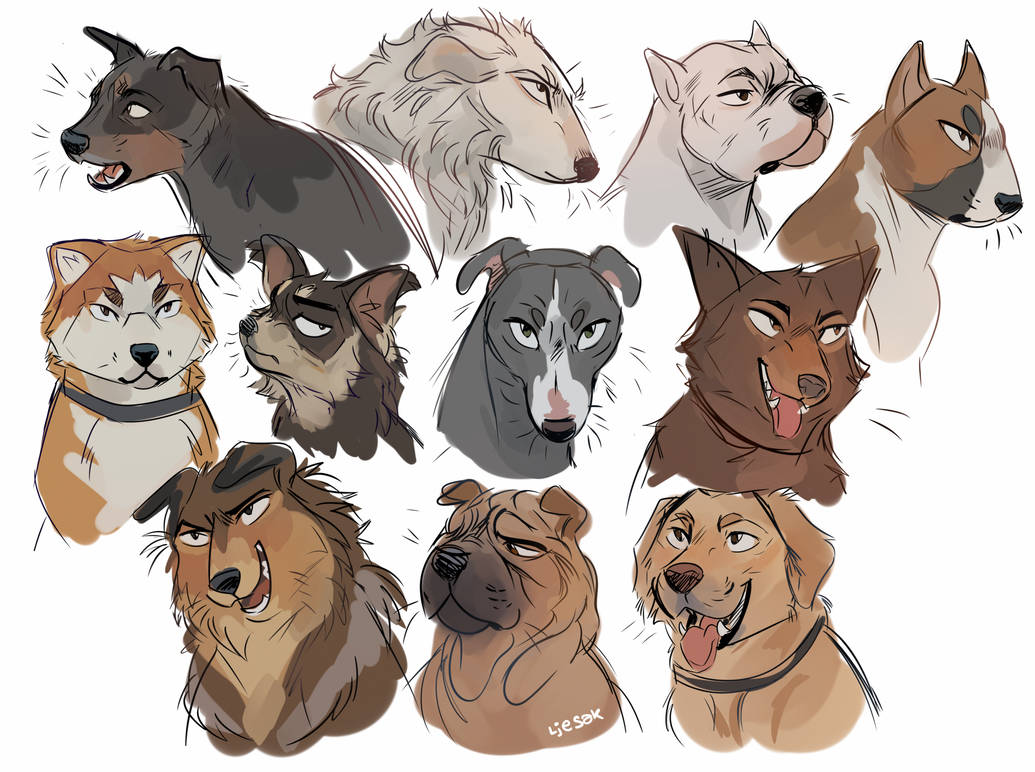 Deviantart Characters Dogs dogs! by leskweg on DeviantArt