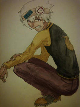 Soul Eater Evans Watercolor