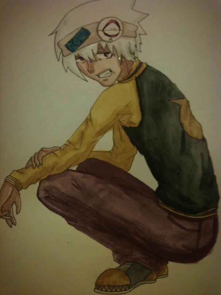 Soul Eater Evans Watercolor