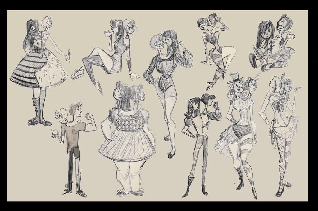 Character Focus Conjoined twins by Rentyn on DeviantArt