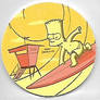 Bart Simpson Surfing