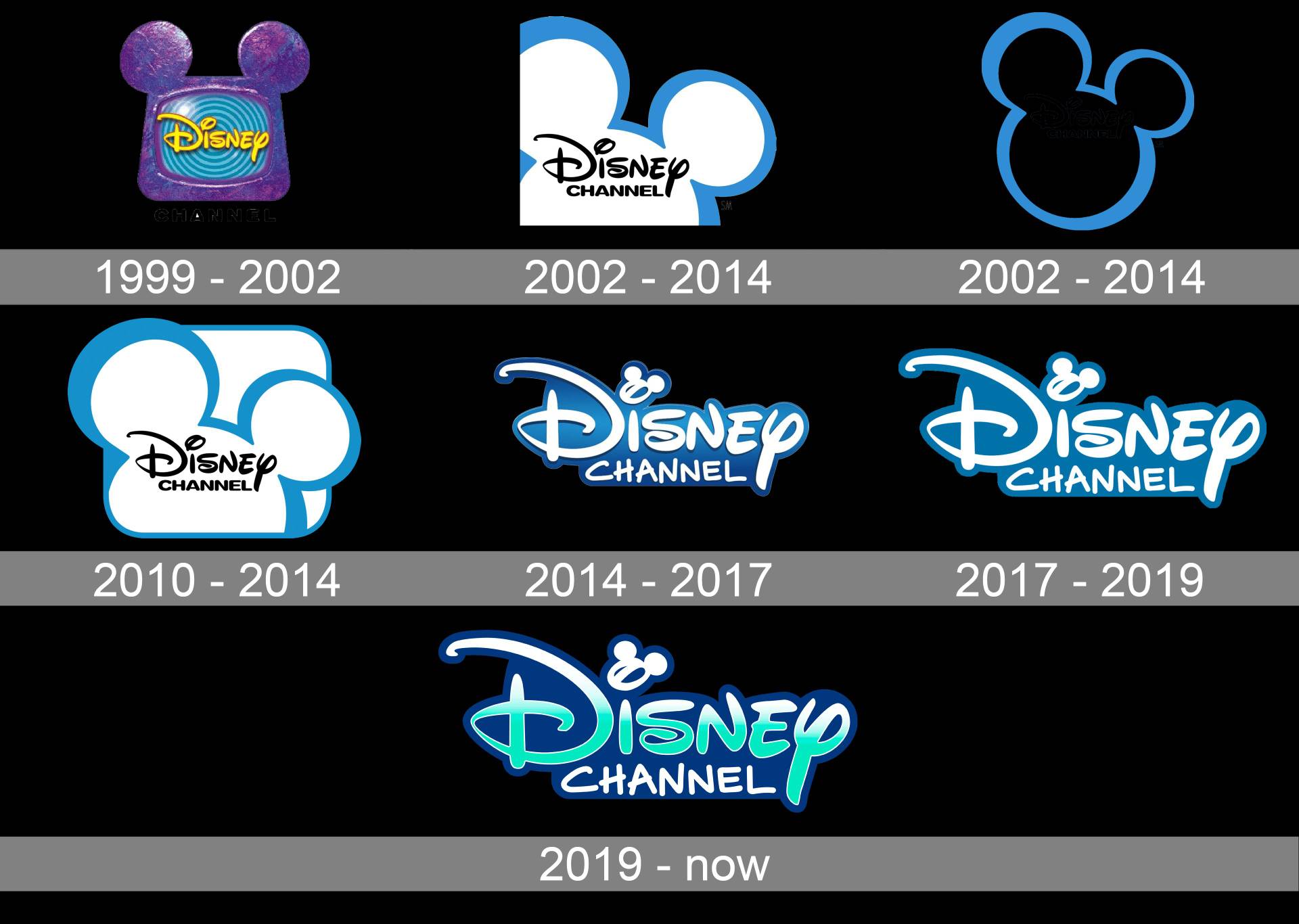 Disney Channel Logo History by AdrianTheCoolGuy2K5 on DeviantArt