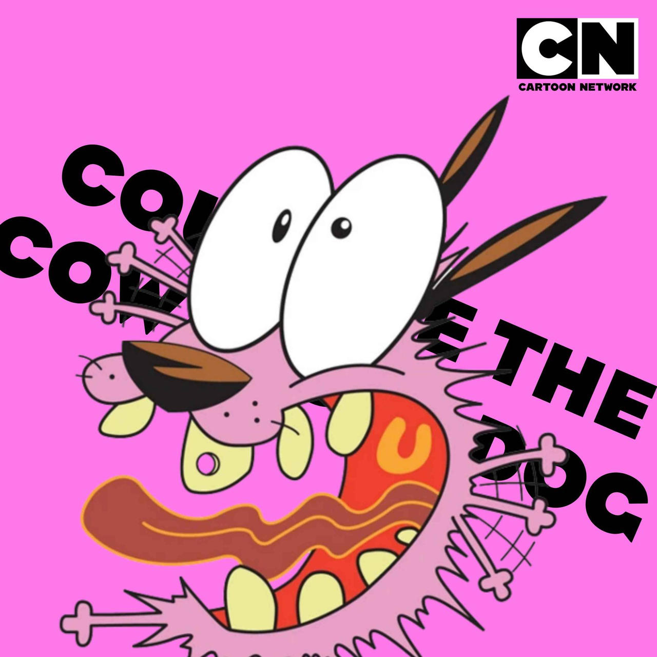 Courage The Cowardly Dog Cartoon Network Color by AdrianTheCoolGuy2K5 ...