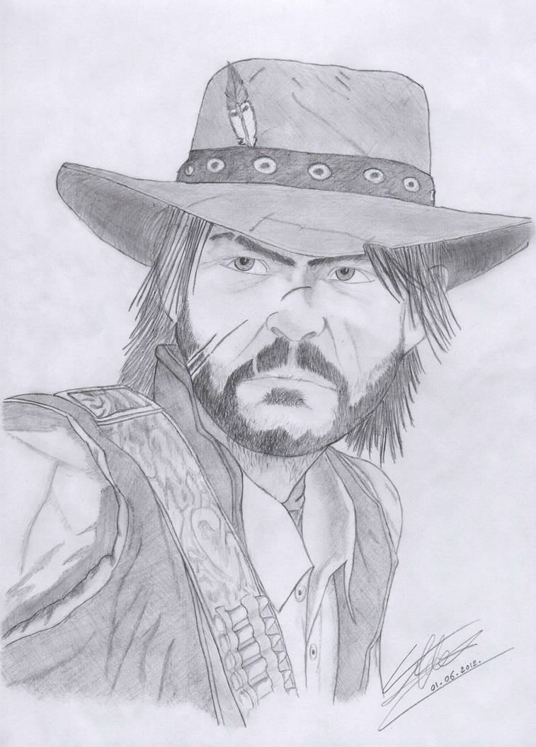 John Marston (Red Dead Redemption) by KevFB on DeviantArt