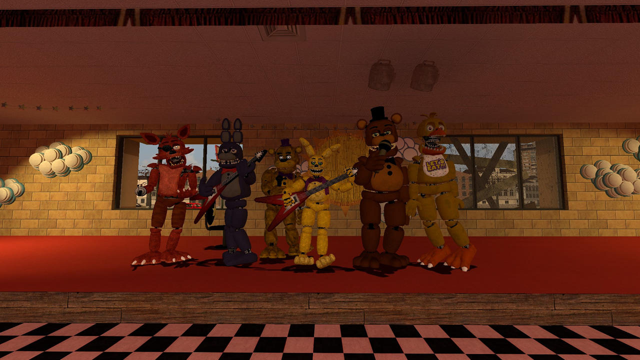 FredBear and friends by leonardoduncan on DeviantArt