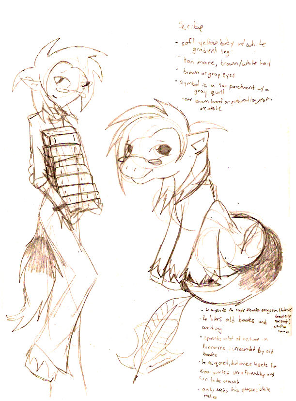 MLP: Scribe sketch sheet by KPenDragon on DeviantArt