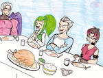 XE: Maximoff Family Dinner by KPenDragon