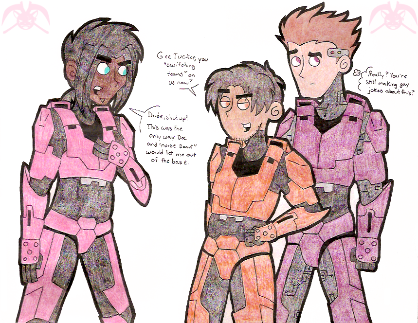 RvB: Tucker Goes Pink