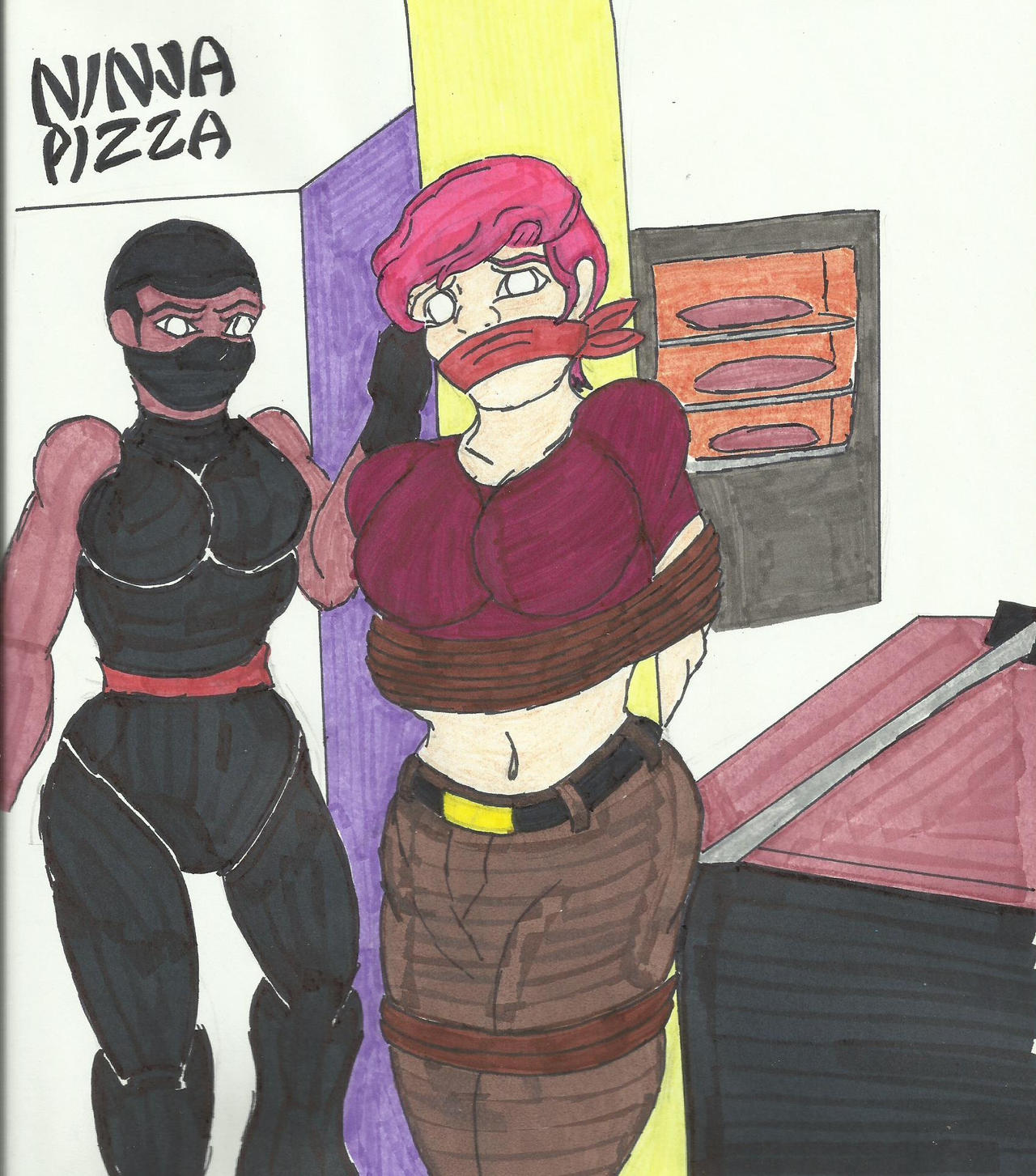 Ninja Pizza Delivery by PaganPaul on DeviantArt
