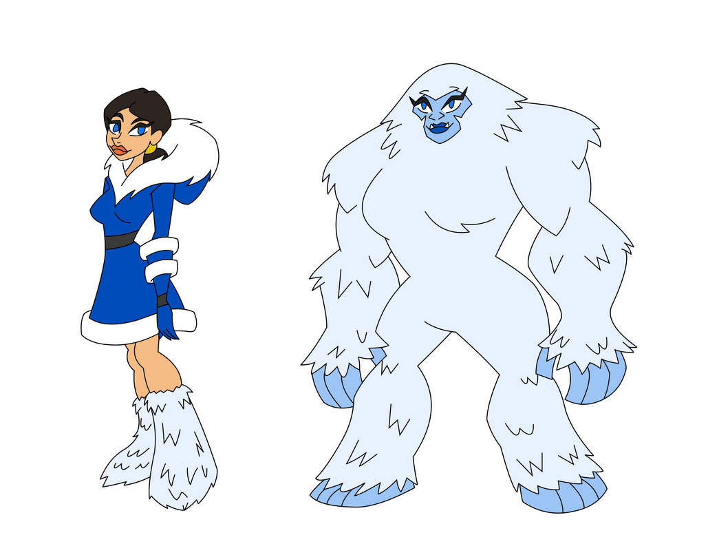 Cryptid series The Yeti Colored by QTcomics on DeviantArt