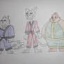 Chatgpt cartoon Kung fu cats