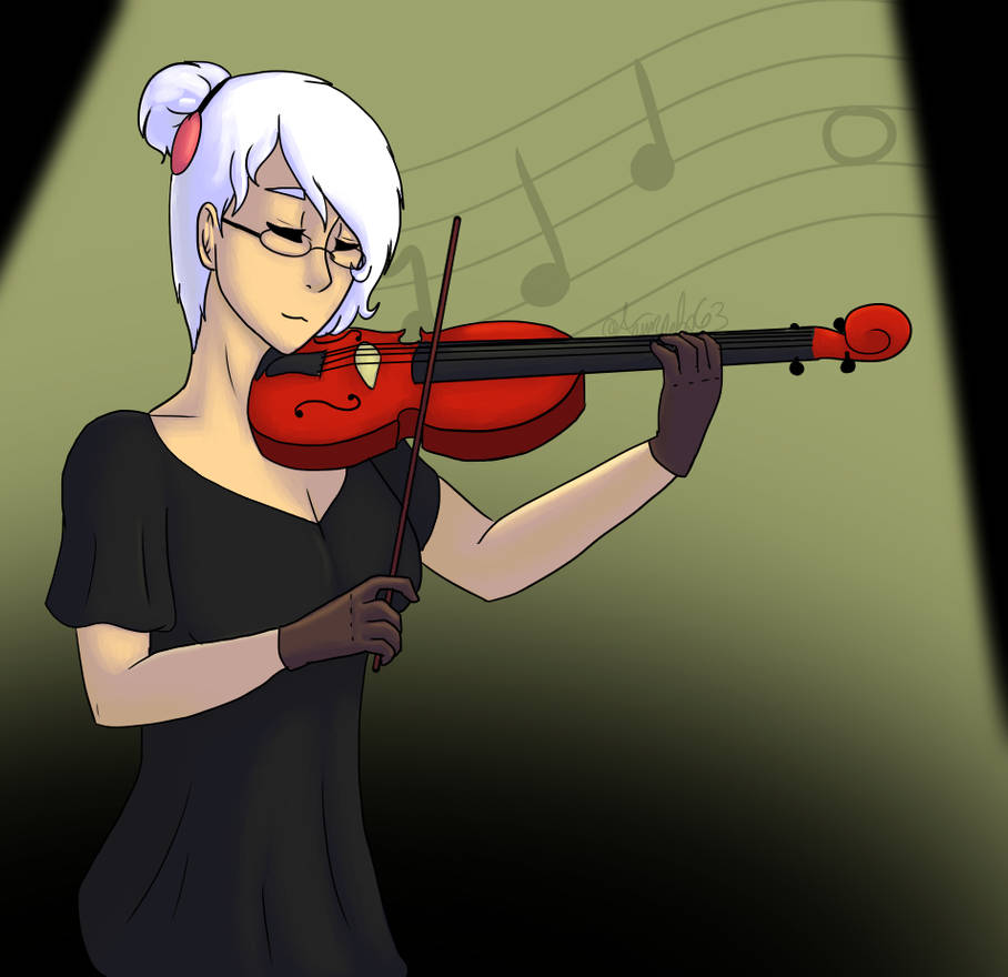 Day 23~ Playing an Instrument by Animeneko63 on DeviantArt