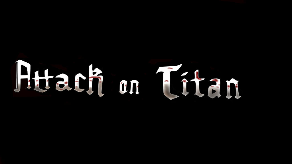 Aot Letters Indesign Attack On Titan TEXT by OoGabyoO on DeviantArt