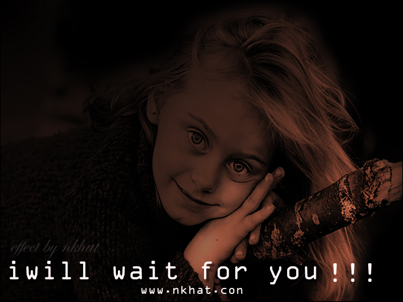 i will wait for you