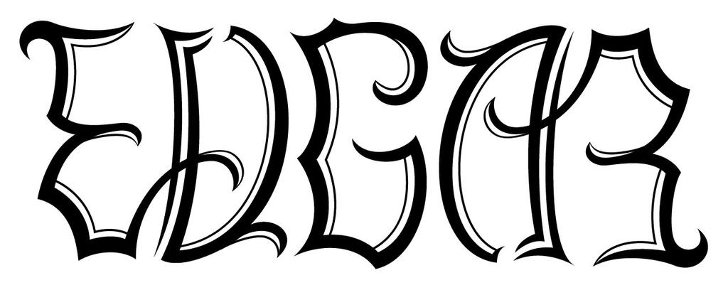 Ambigram - Edgar by matt-torch on DeviantArt