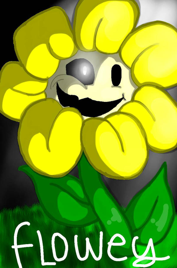 Undertale Flowy Flowey the flower ~ Undertale fanart by Cat3rine on DeviantArt