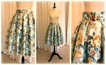 1950s vintage inspired skirt by Samwakenz