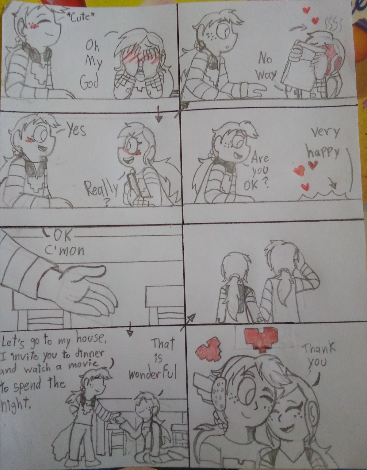 an explanation in a drawing .final