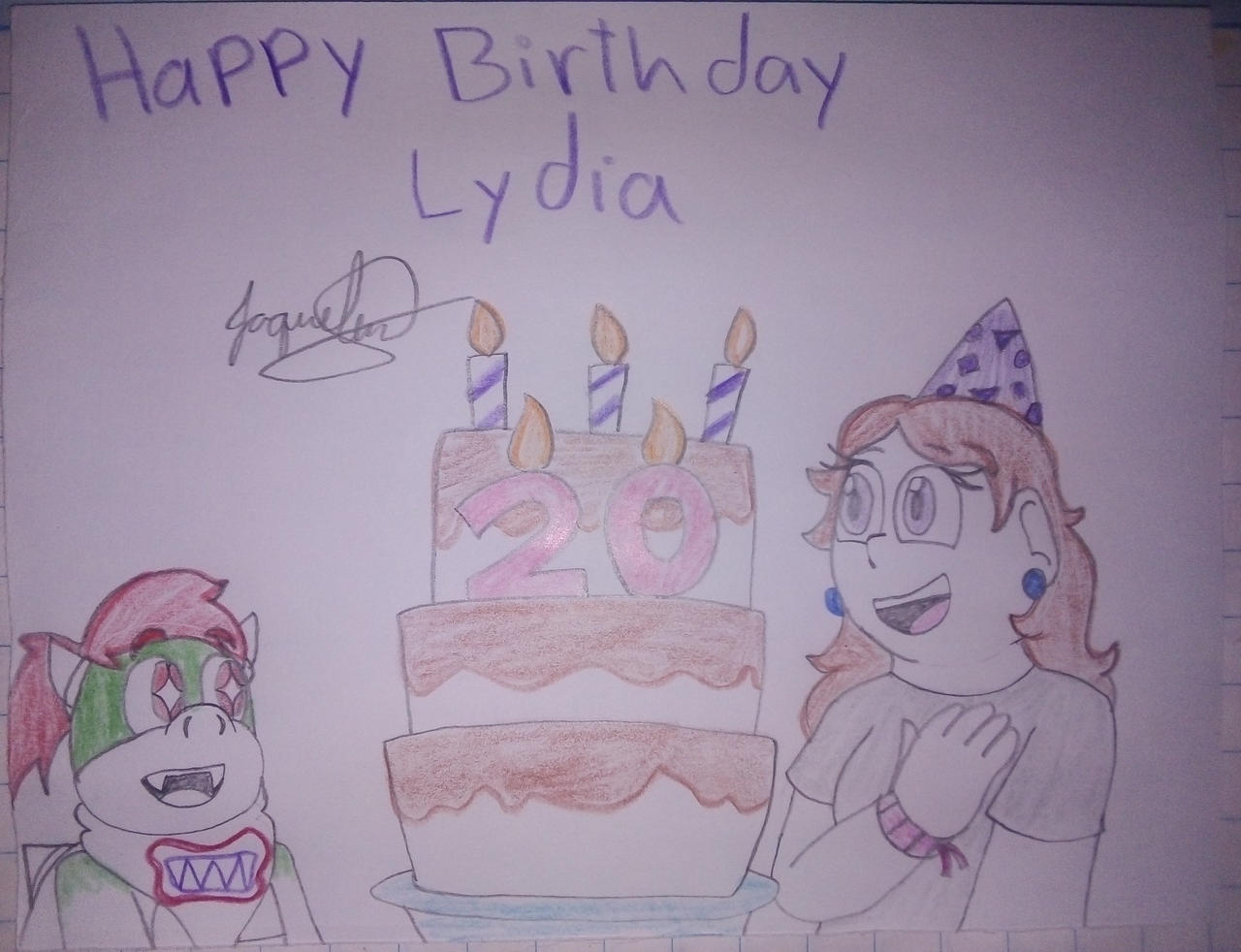 Happy Birthday Lydia by JaquelineJocol on DeviantArt