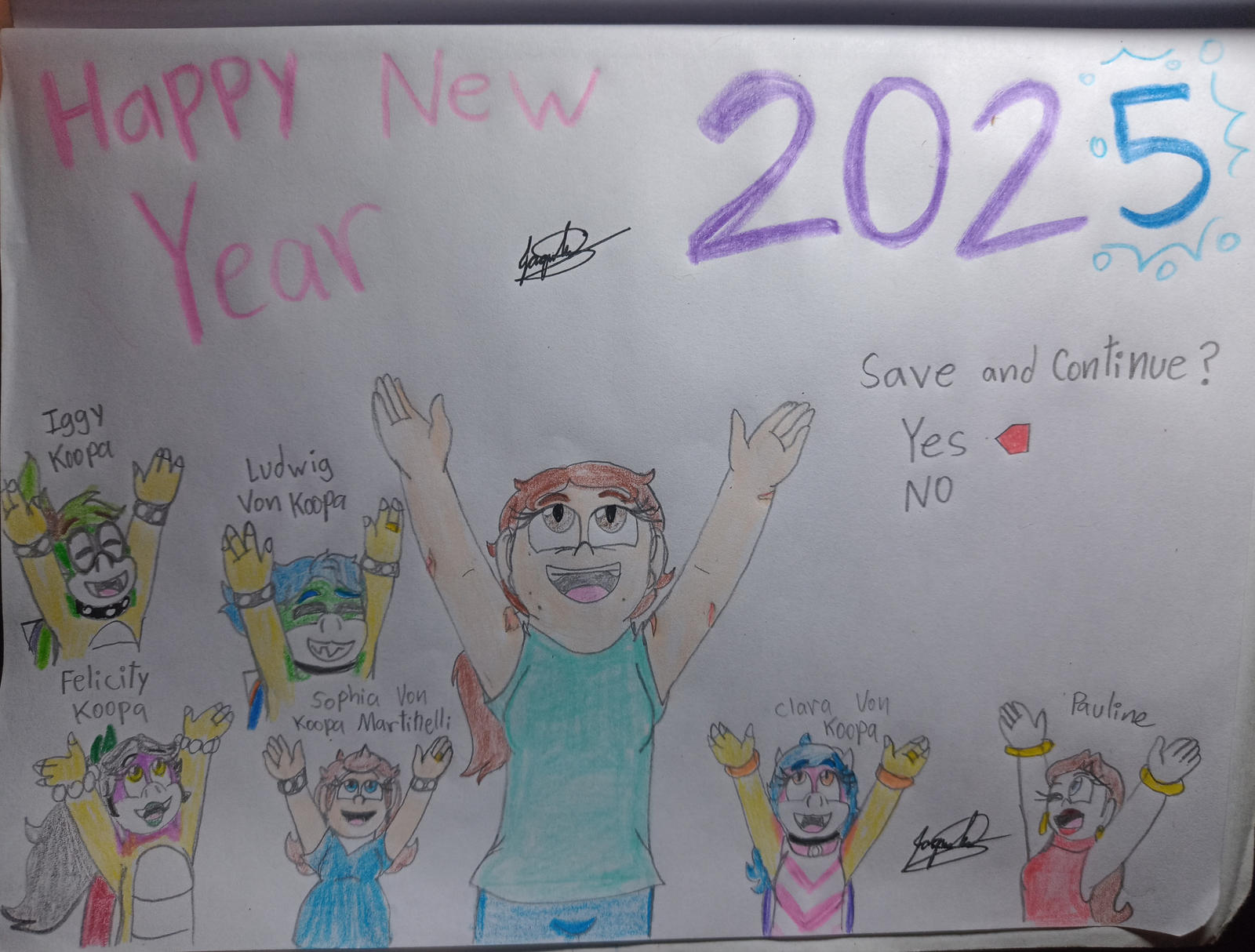 Happy New Year 2025, Artist friends!