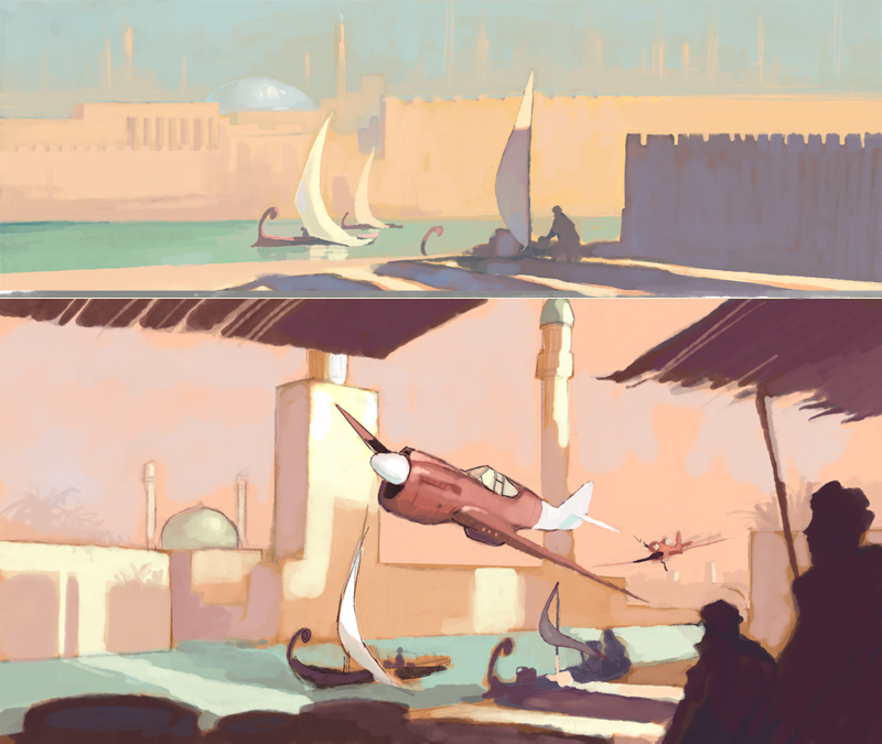 Once upon a time in Babylonia-sketches