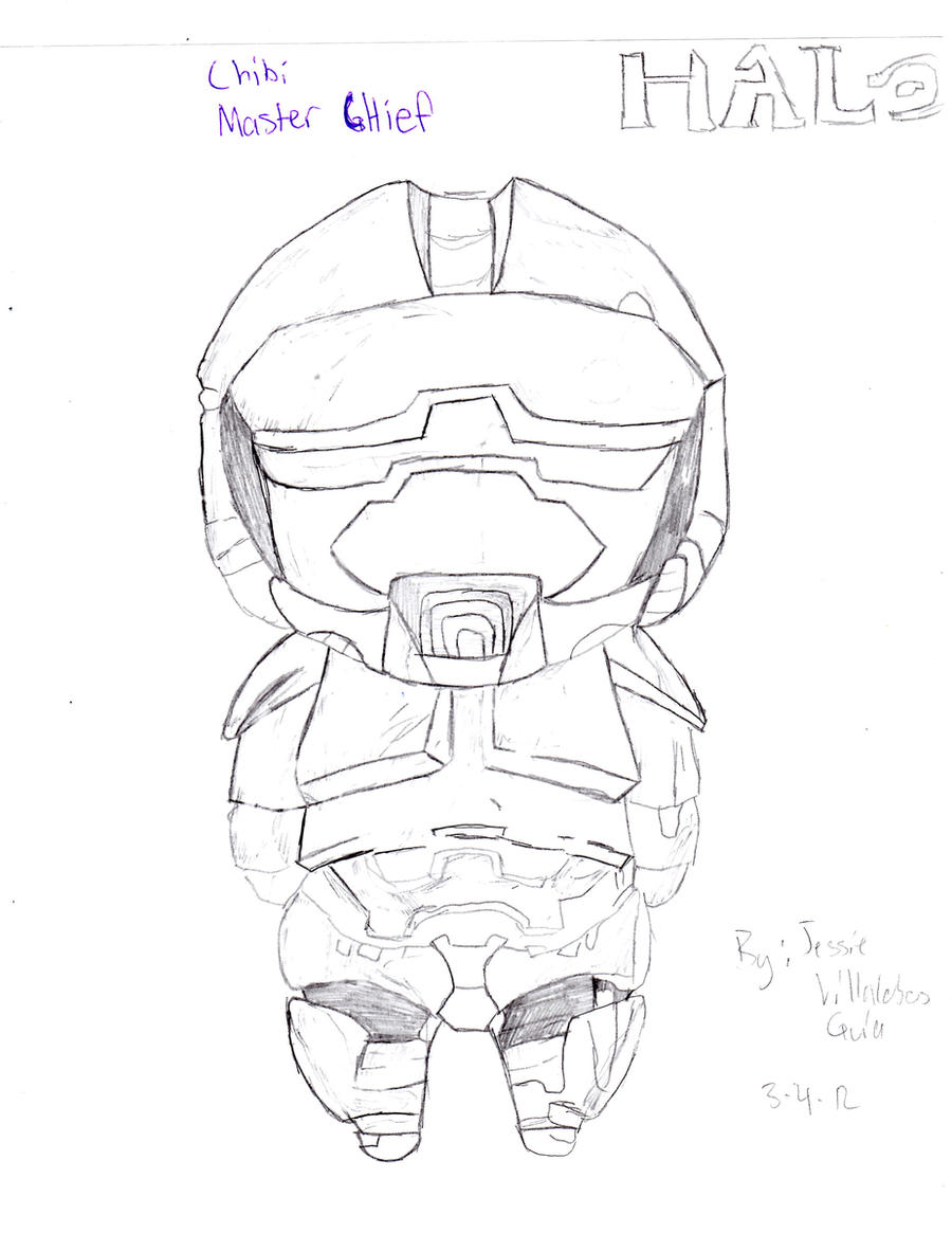 Chabi Master Chibi Master Chief by Digital-Joker95 on DeviantArt